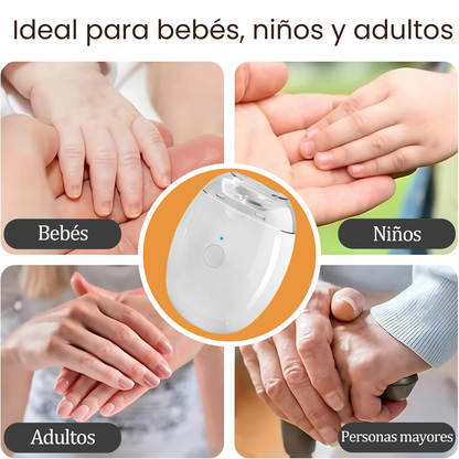LumiUñas™ – Cortauñas Eléctrico 3 en 1 con Luz LED y Recolector